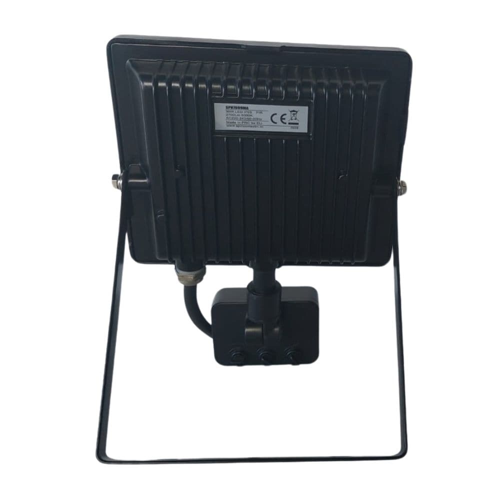 Proiector Led cu Senzor de Miscare 30W=150W,SMD Galaxy ,6000K, lumina rece 195x148mm