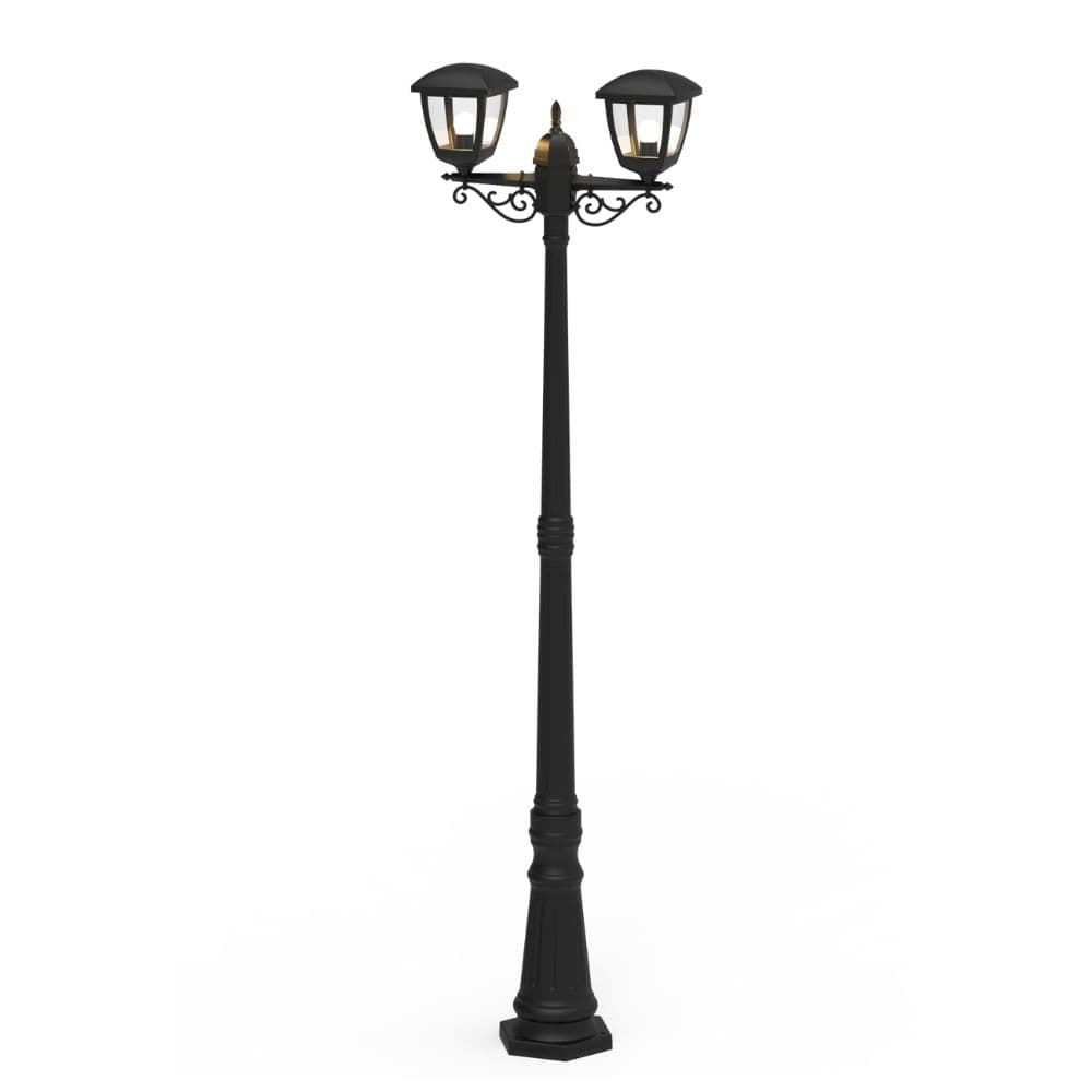 Stalp de gradina negru , 2200x592x228mm