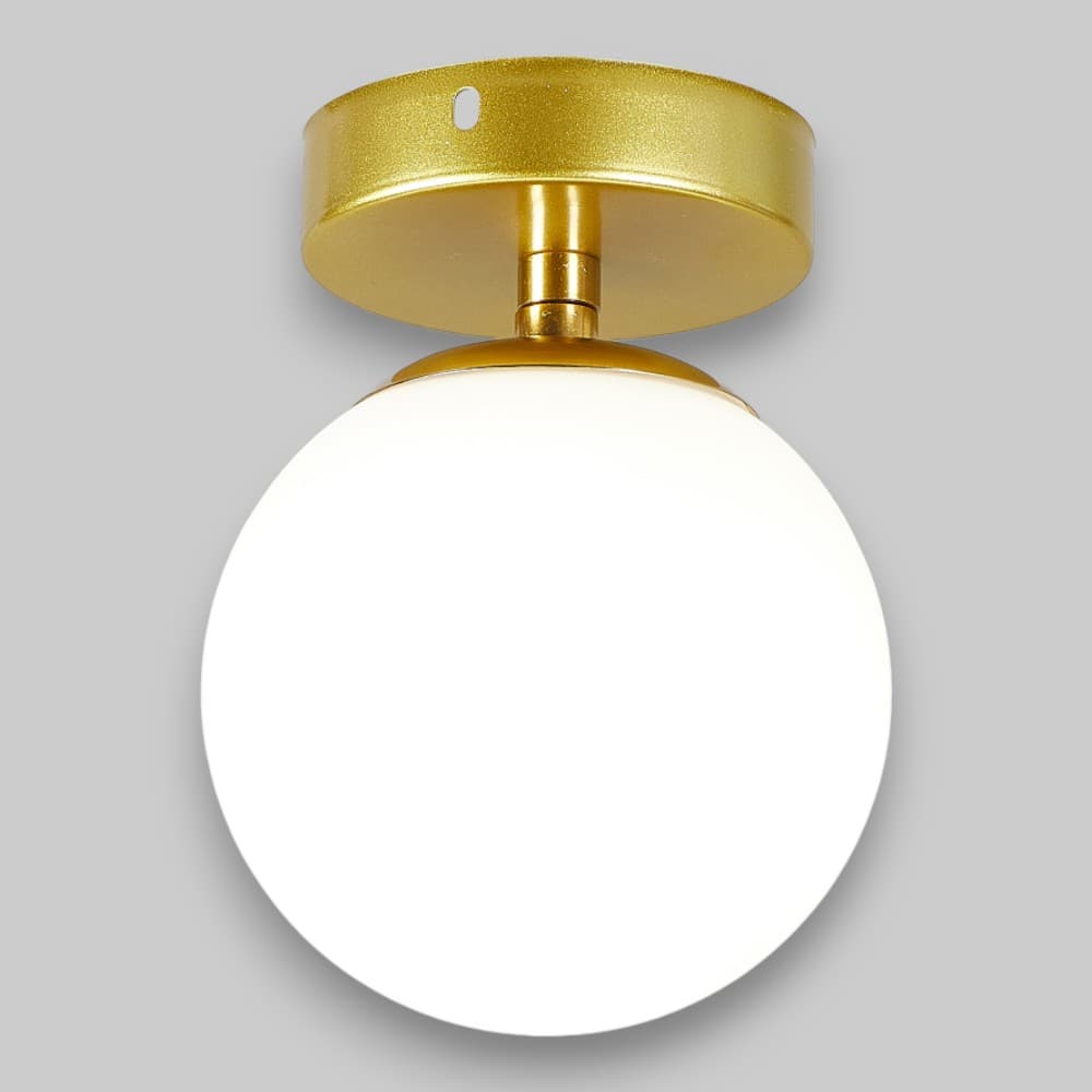 Lustra Cu Dulie si Abajur Aurie Mira I, 15 x 18cm, 1xE27 max 10W