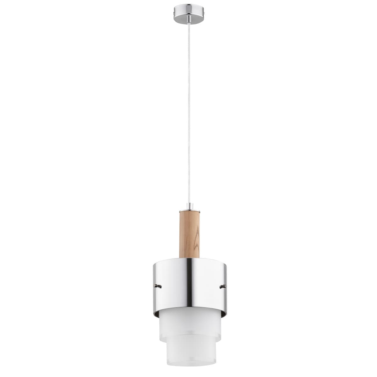 Lustra Pendul Alfa Irda Lemn 1xE27