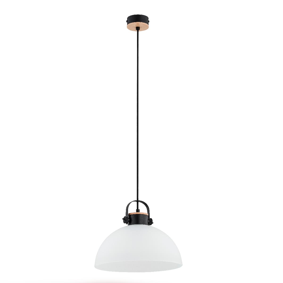 Lustra Pendul Alfa Bolo Lemn 1xE27