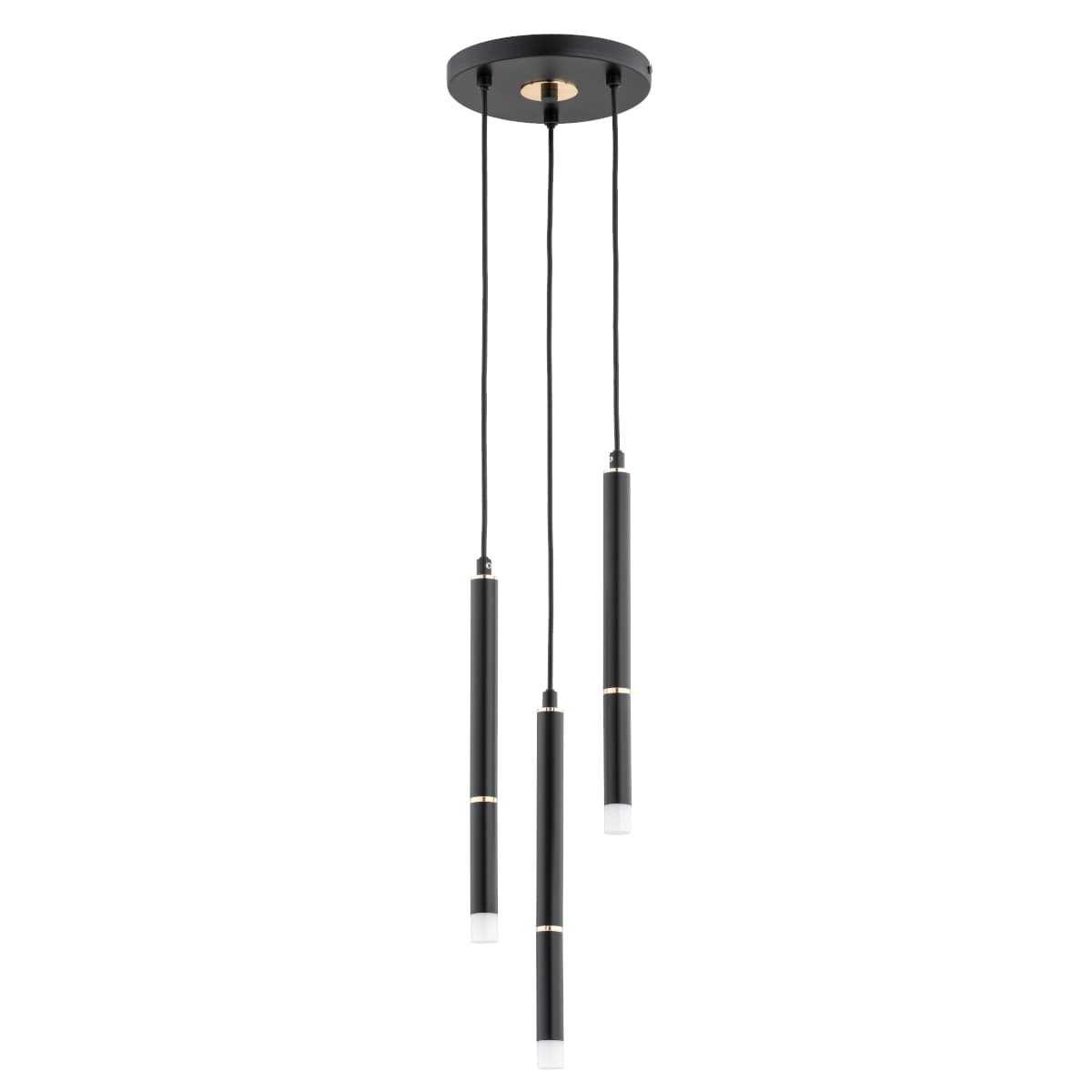 Lustra Pendul Alfa Derany Neagra & Aurie 3Xg9