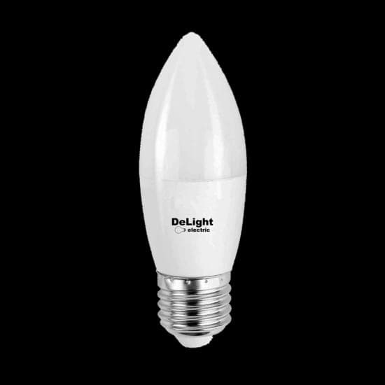 Bec Led Lumanare E27 dl C37, 9W=80W, 4100K, lumina neutra