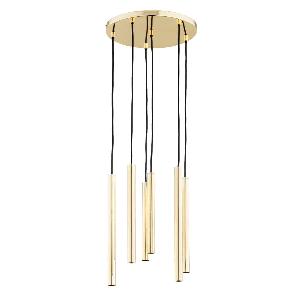 Lustra Pendul Alfa Collet Aurie 6xG9 Led