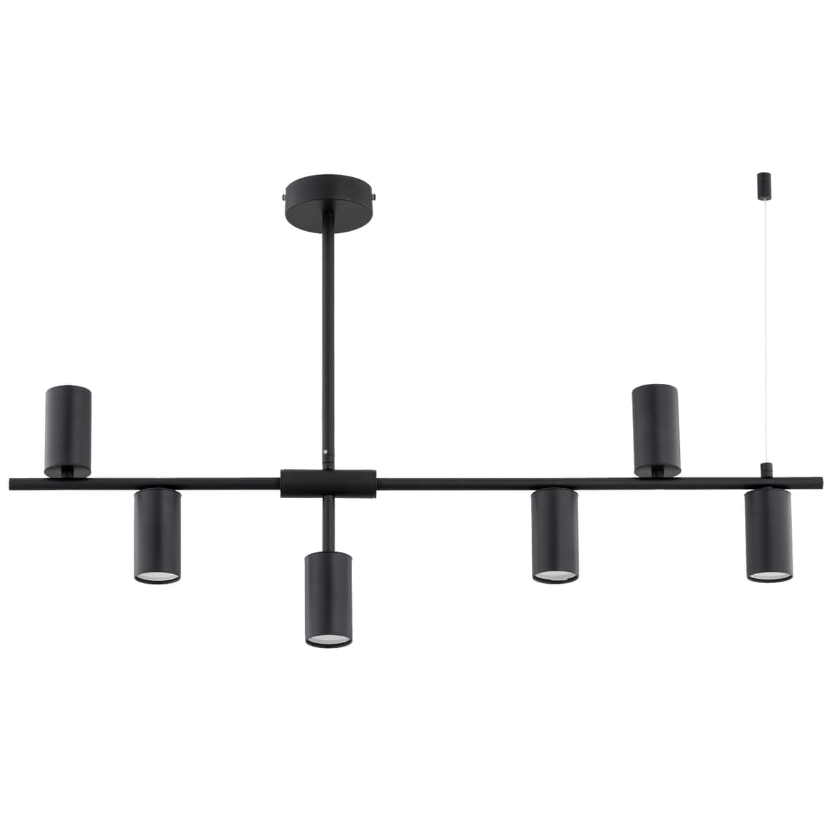 Lustra Alfa Saur Neagra 6xGU10