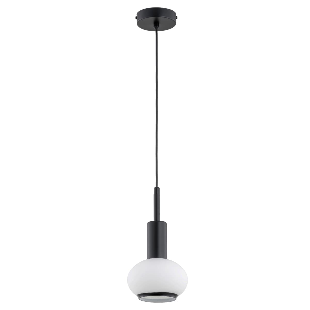 Lustra Pendul Alfa Zebra Neagra & Alba 1xE14