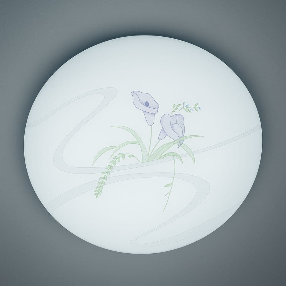 Plafoniera LED Flower 18W=120W, 300x100mm, 6500K, lumina rece