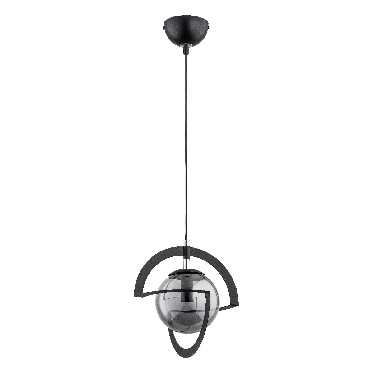 Lustra Pendul Alfa Cabrio Neagra 1xE14