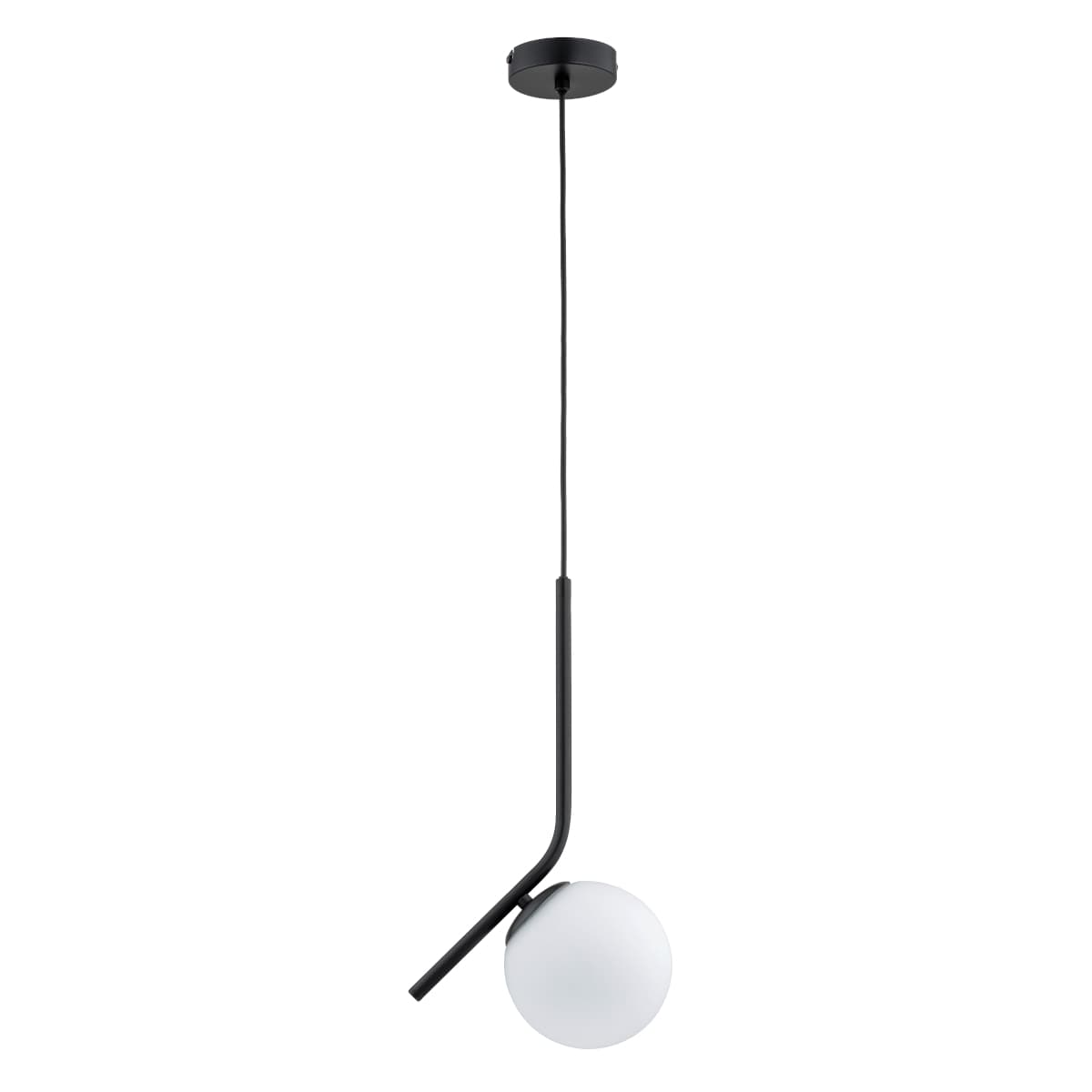 Lustra Pendul Alfa Liberty 150 Pro Neagra & Alba 1xE14