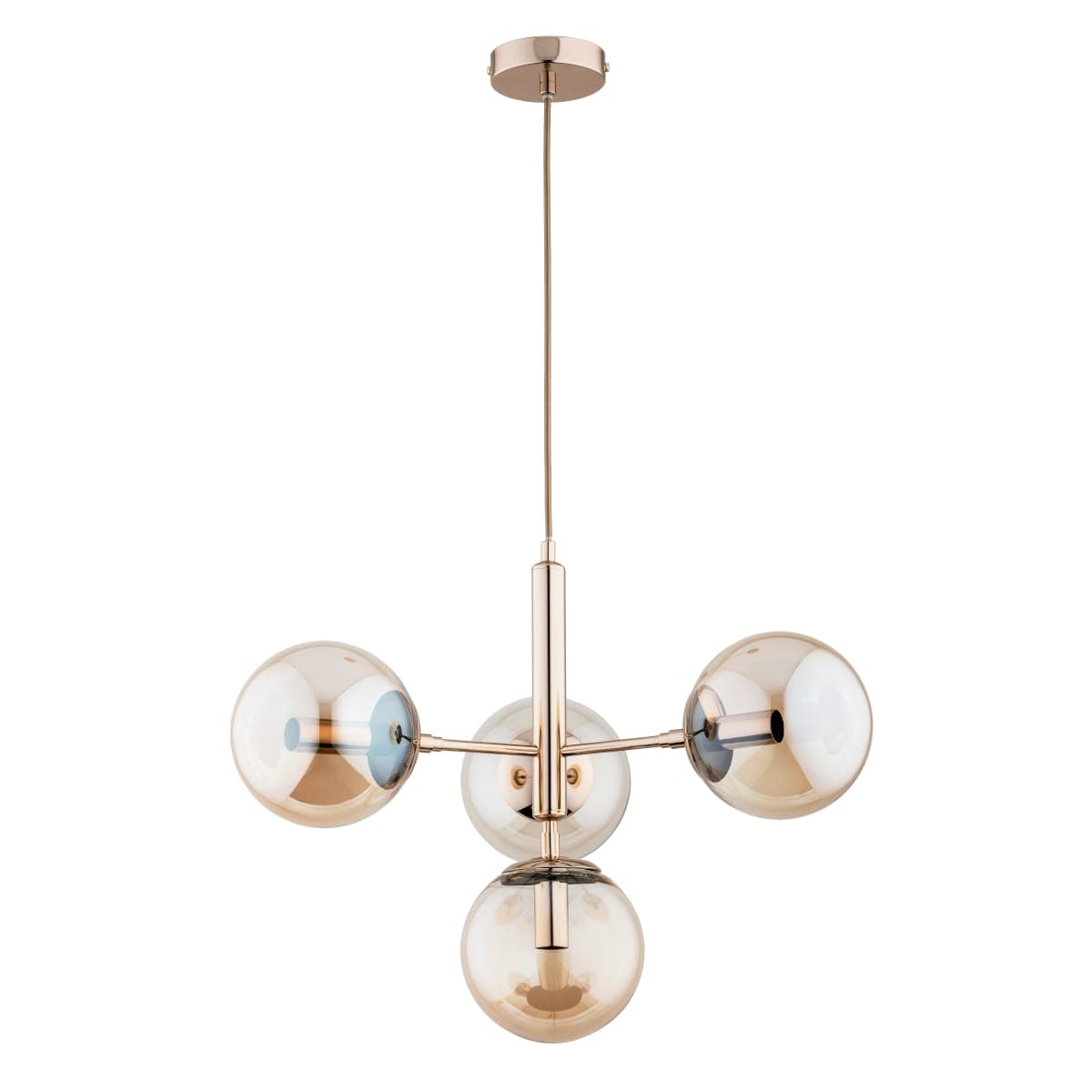Lustra Pendul Alfa Volda Picolo Aurie 4xE14
