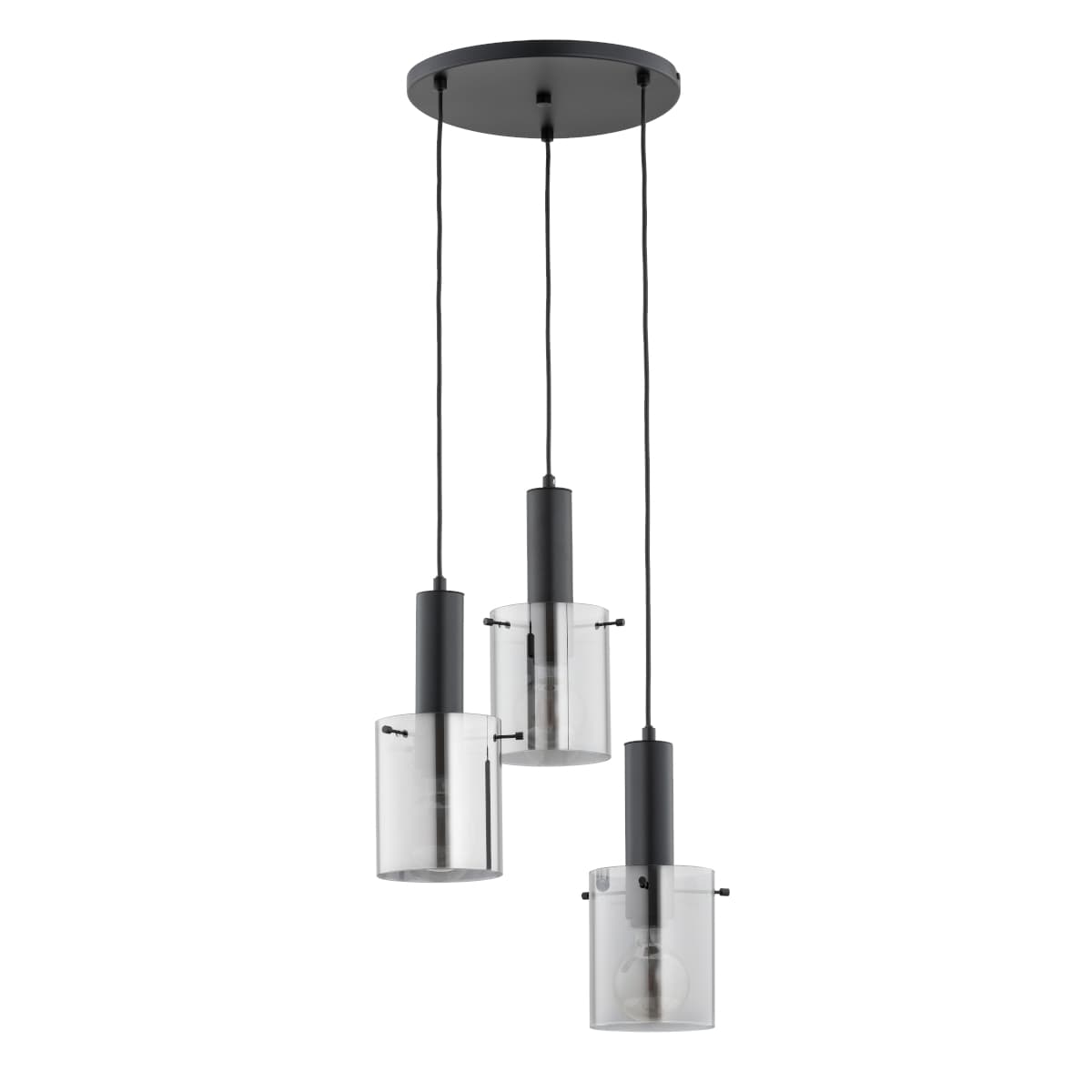 Lustra Pendul Alfa Celia Neagra 3xE27