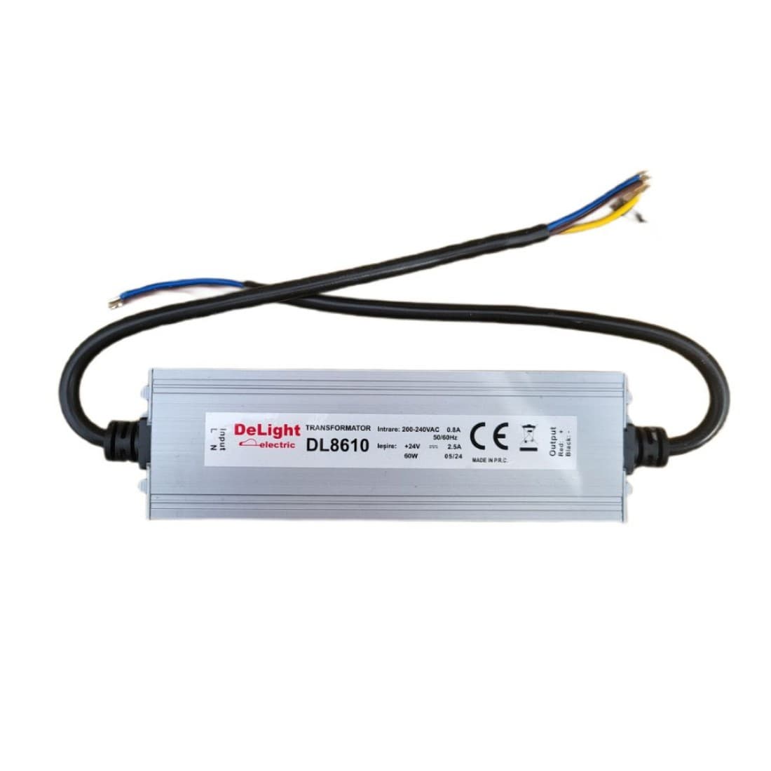 Driver 12.5A 24V IP67 300W 230x75x40mm