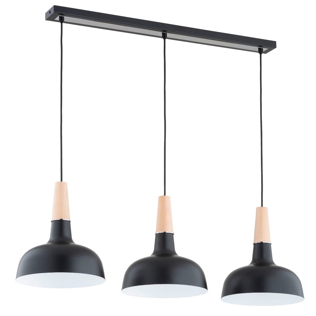 Lustra Pendul Alfa Goxa Neagra 3xE27