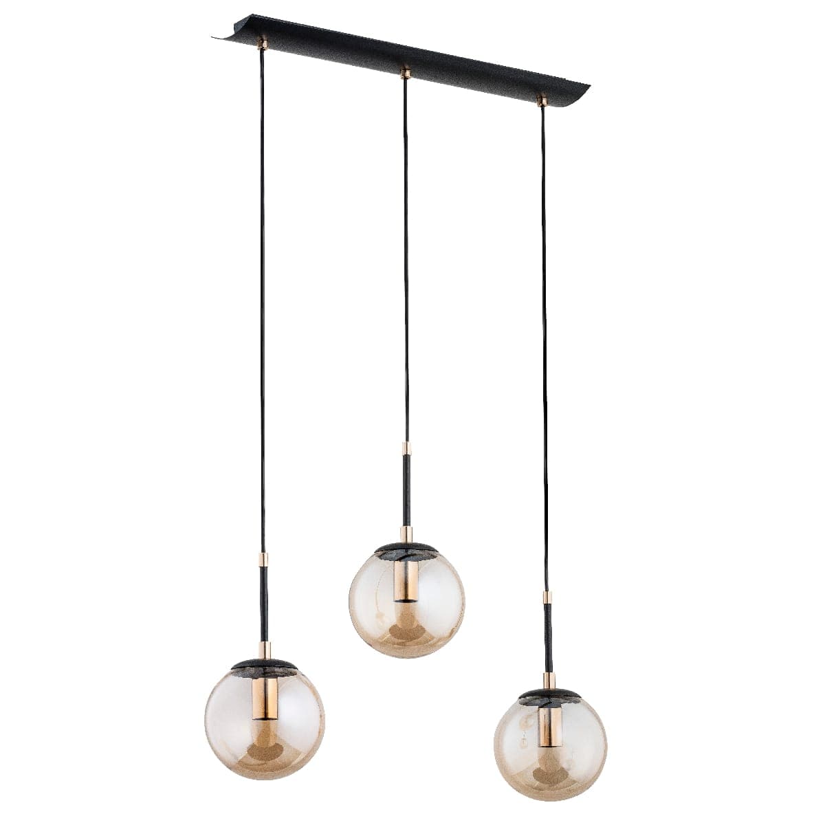 Lustra Pendul Alfa Sebia Neagra 3xE14