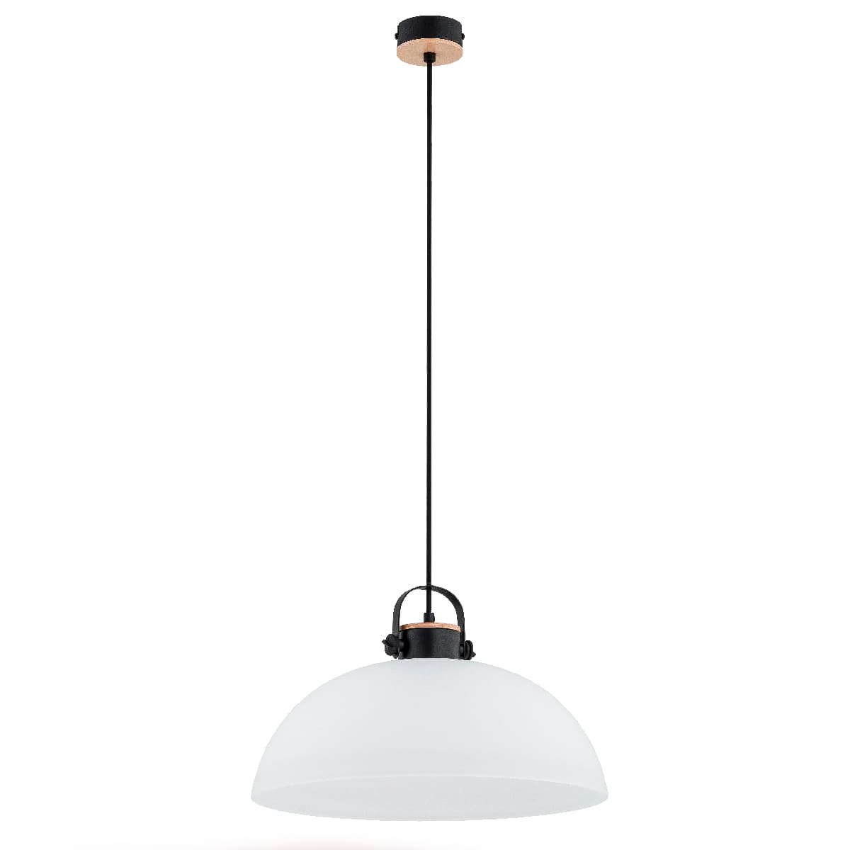 Lustra Alfa Bolo Big Drewniana 1xE27