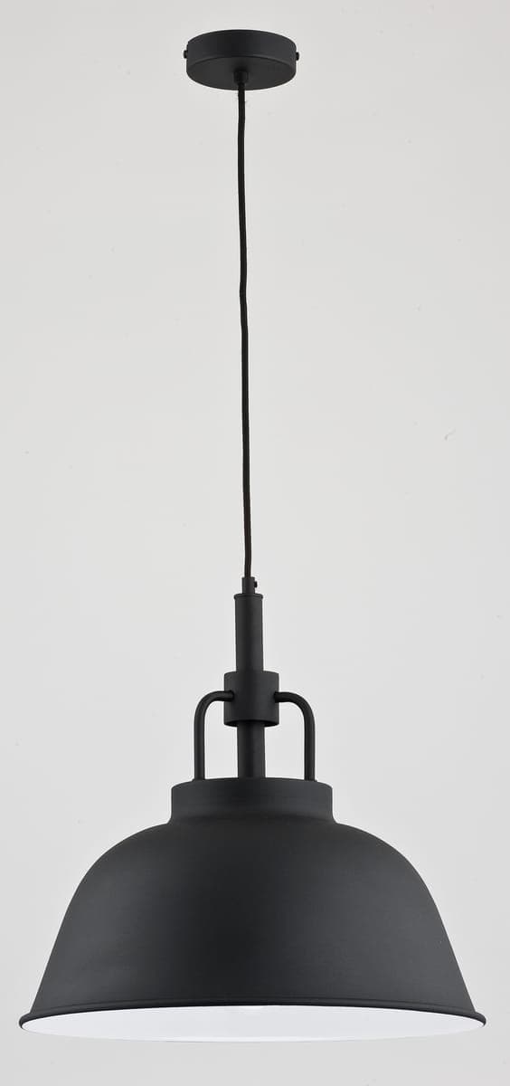 Lustra Pendul Alfa Alcantara Neagra 1xE27
