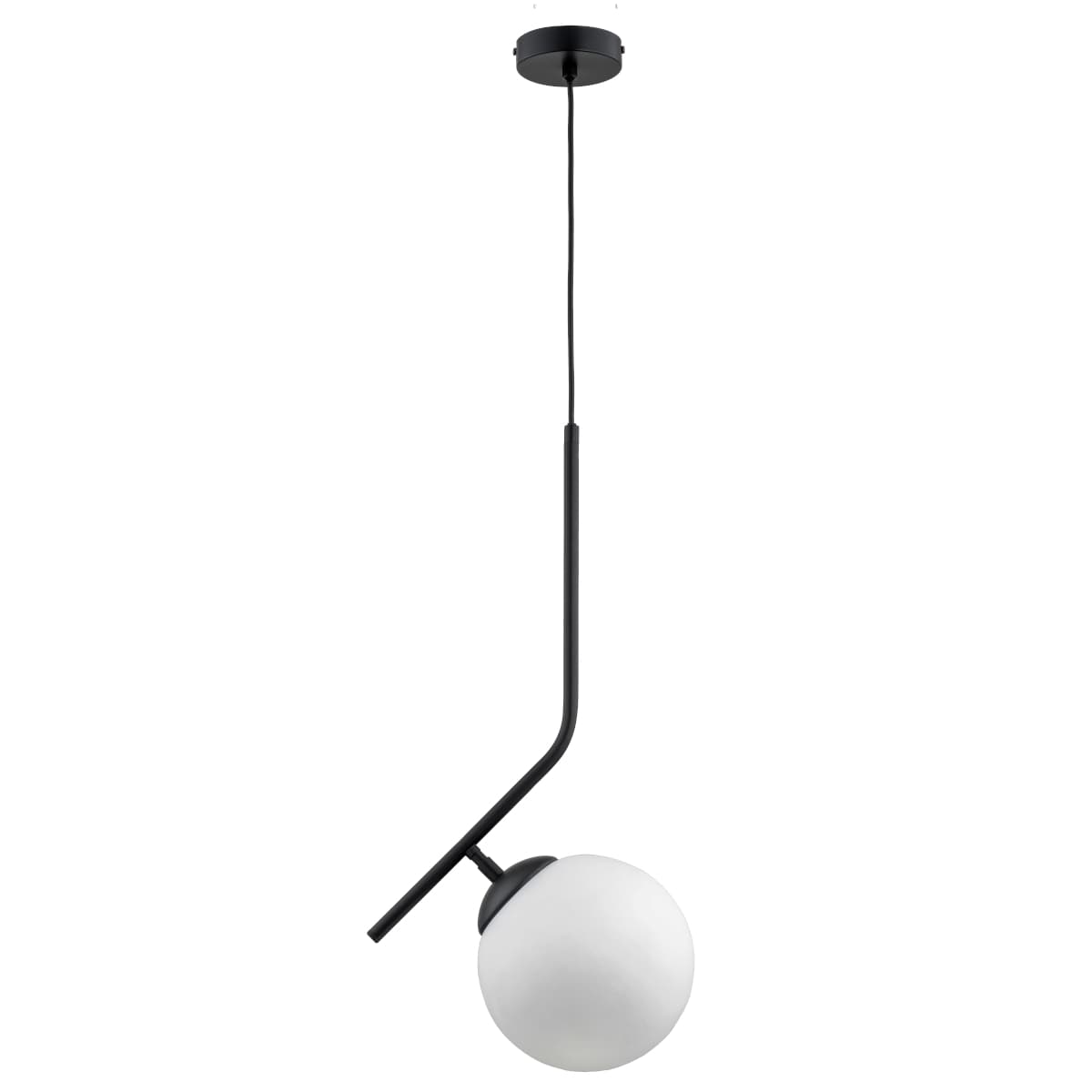 Lustra Pendul Alfa Liberty 200 Pro Neagra & Alba 1xE27