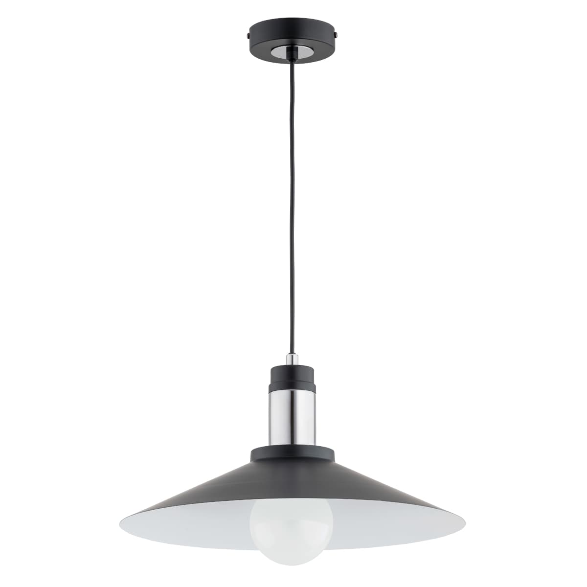 Lustra Pendul Alfa Bolero Duo Neagra 1xE27