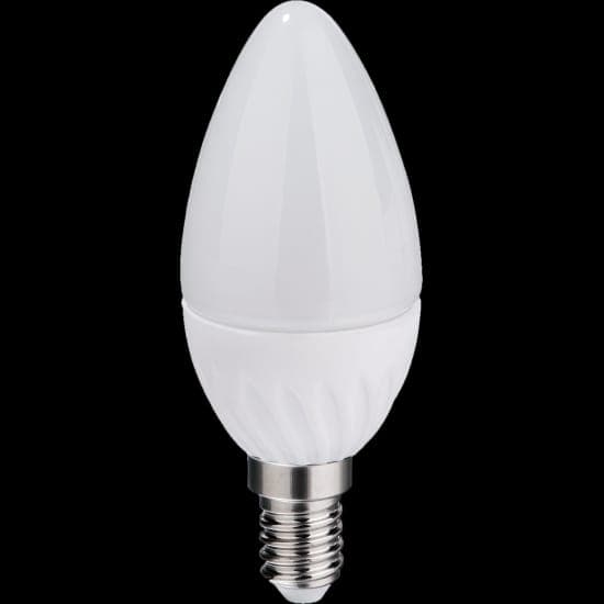 Bec Led Lumanare E14, model C35, 3W=27W, 6400K, lumina rece