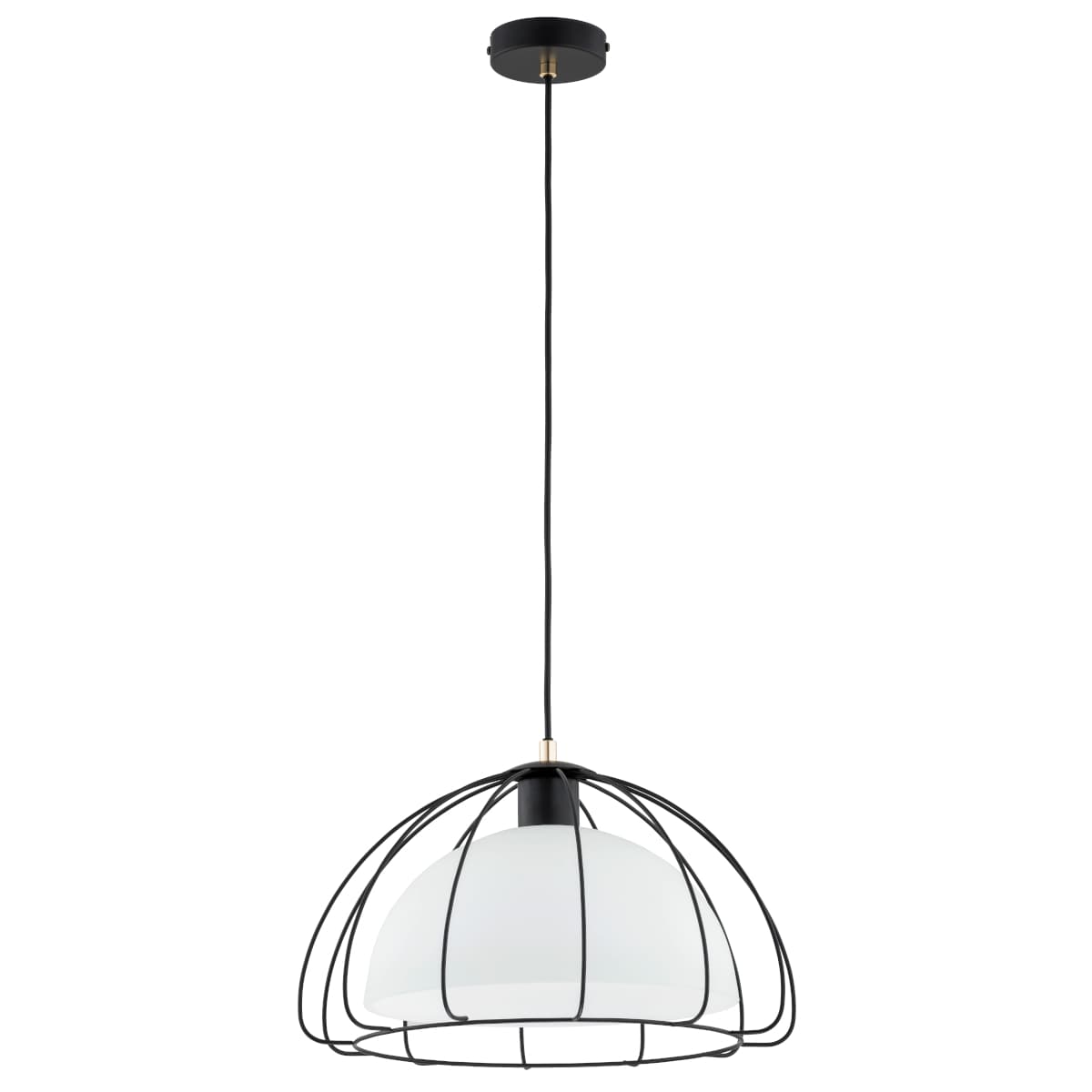 Lustra Pendul Alfa Nersy Neagra & Alba 1xE27