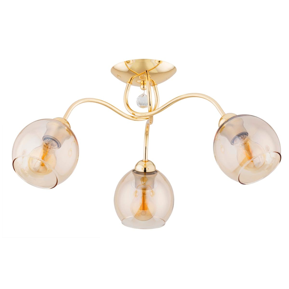 Lustra Alfa Amarillo Aurie 3xE27