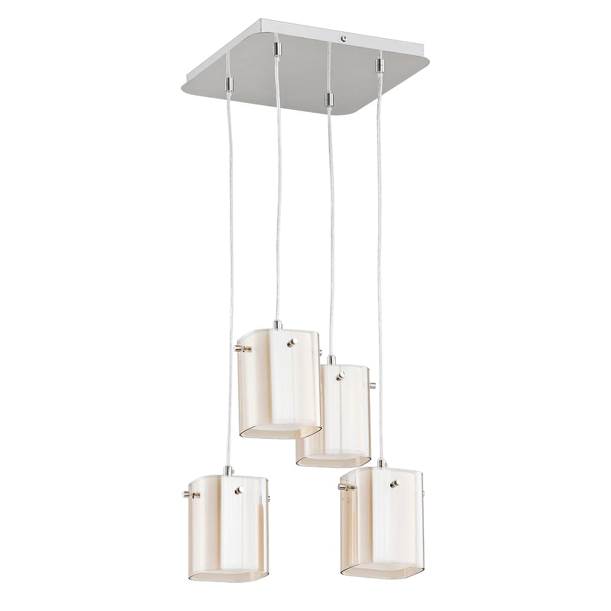 Lustra Pendul Alfa Ashley Chrome 4xE27