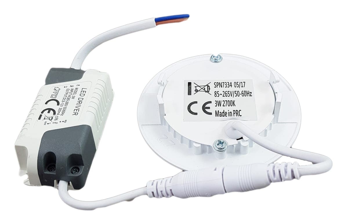 Spot Led Slim incastrat Ø85, 3W=25W, 6400K, lumina rece