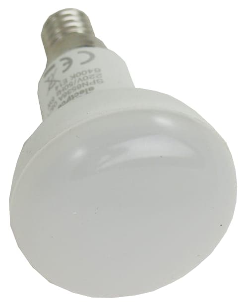 Bec E14, model R50, 7W=60W, lumina rece