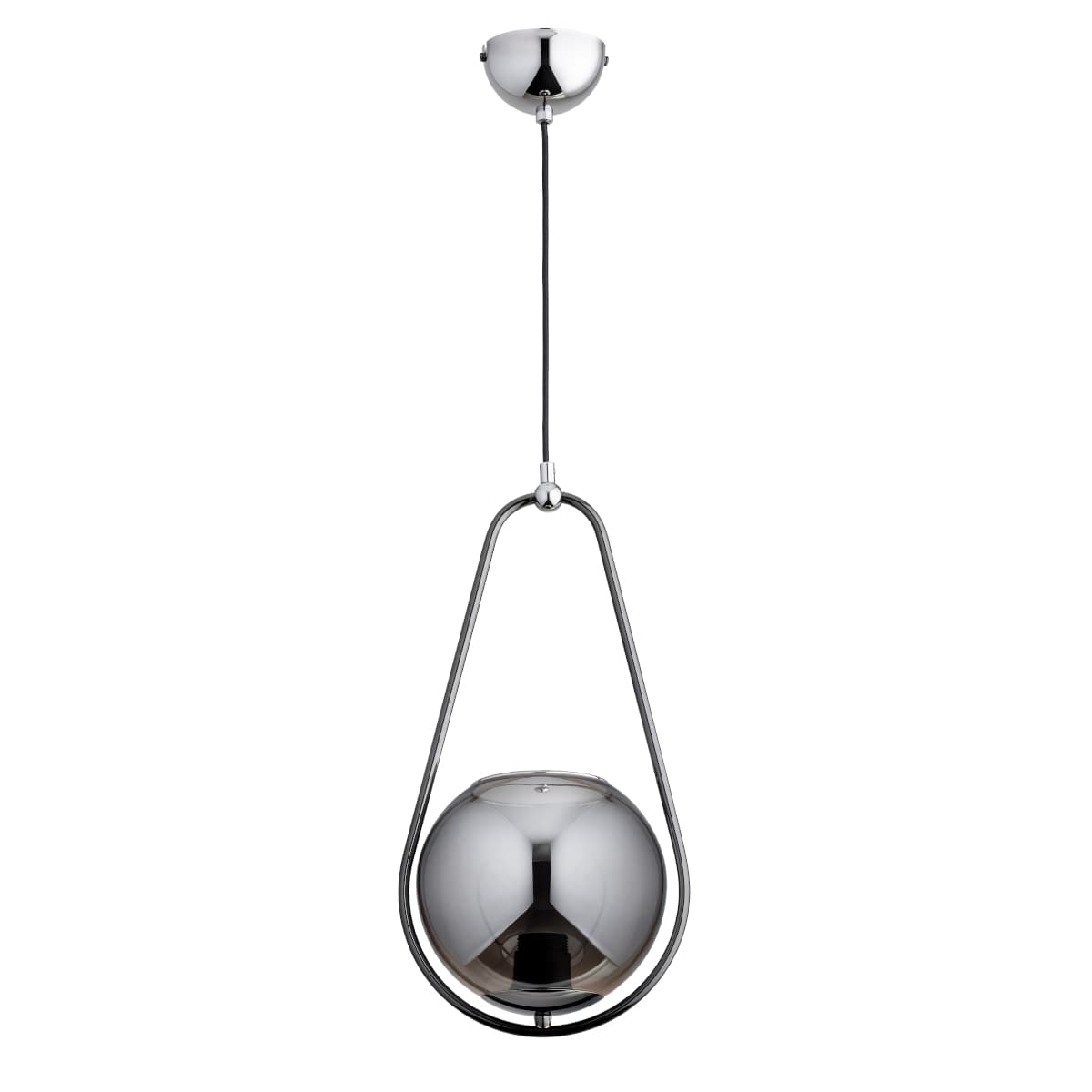 Lustra Pendul Alfa Elipsa Chrome 1xE27
