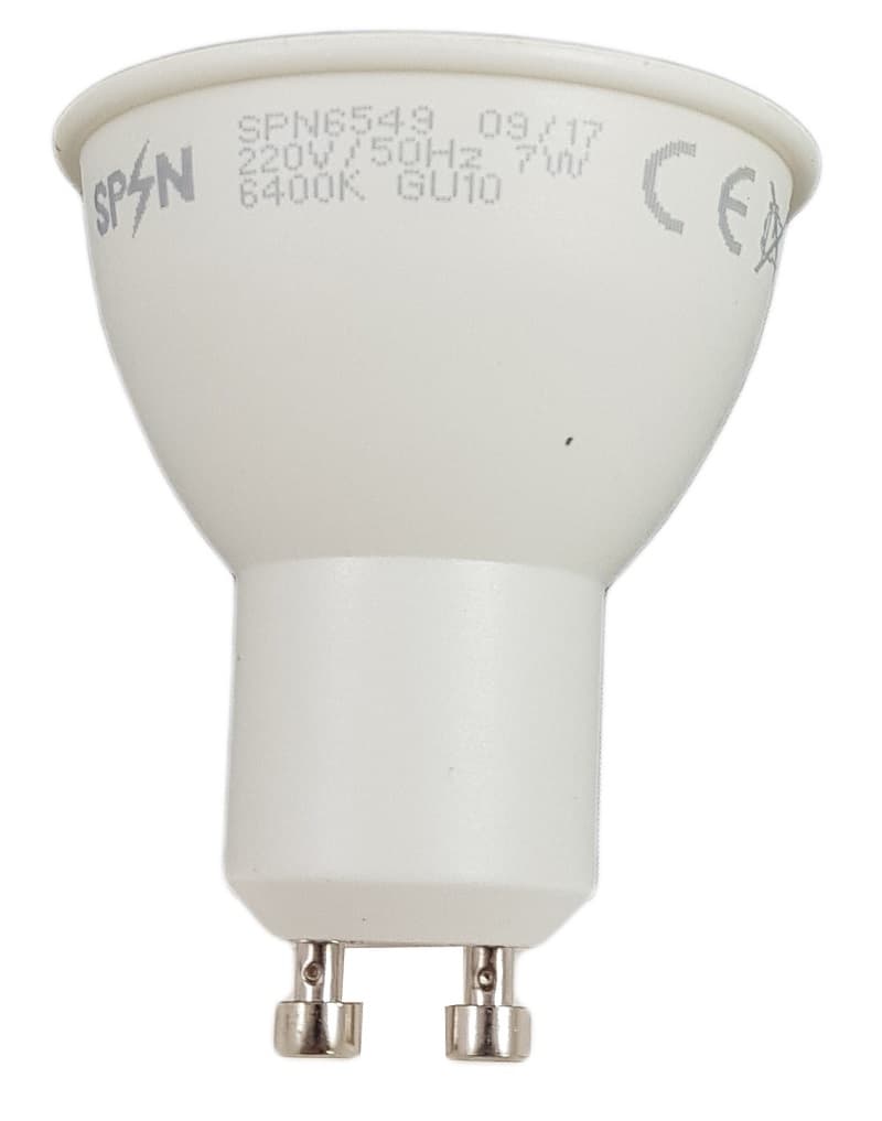 Bec Led Gu10, model R50, 7W=55W, lumina calda