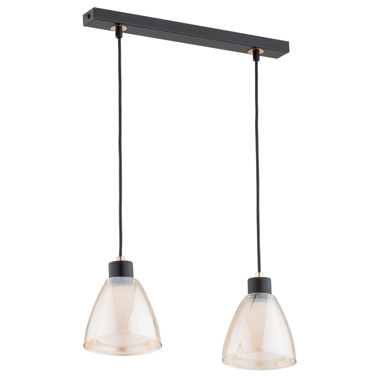 Lustra Pendul Alfa Anion Neagra 2xE27