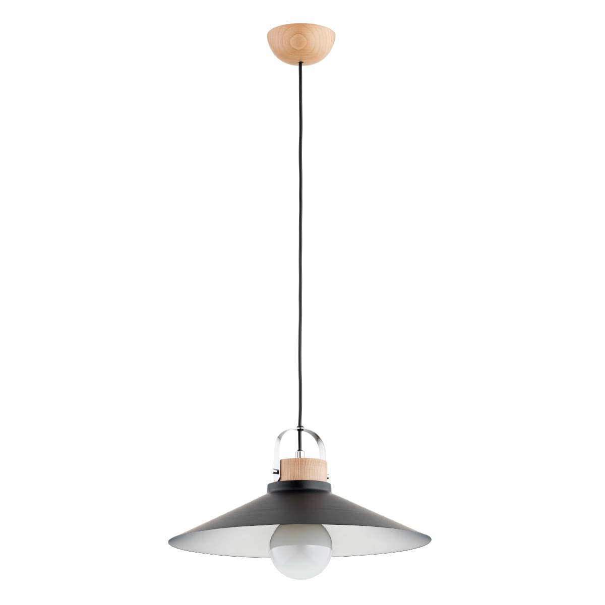 Lustra Pendul Alfa Milano Lemn 1xE27