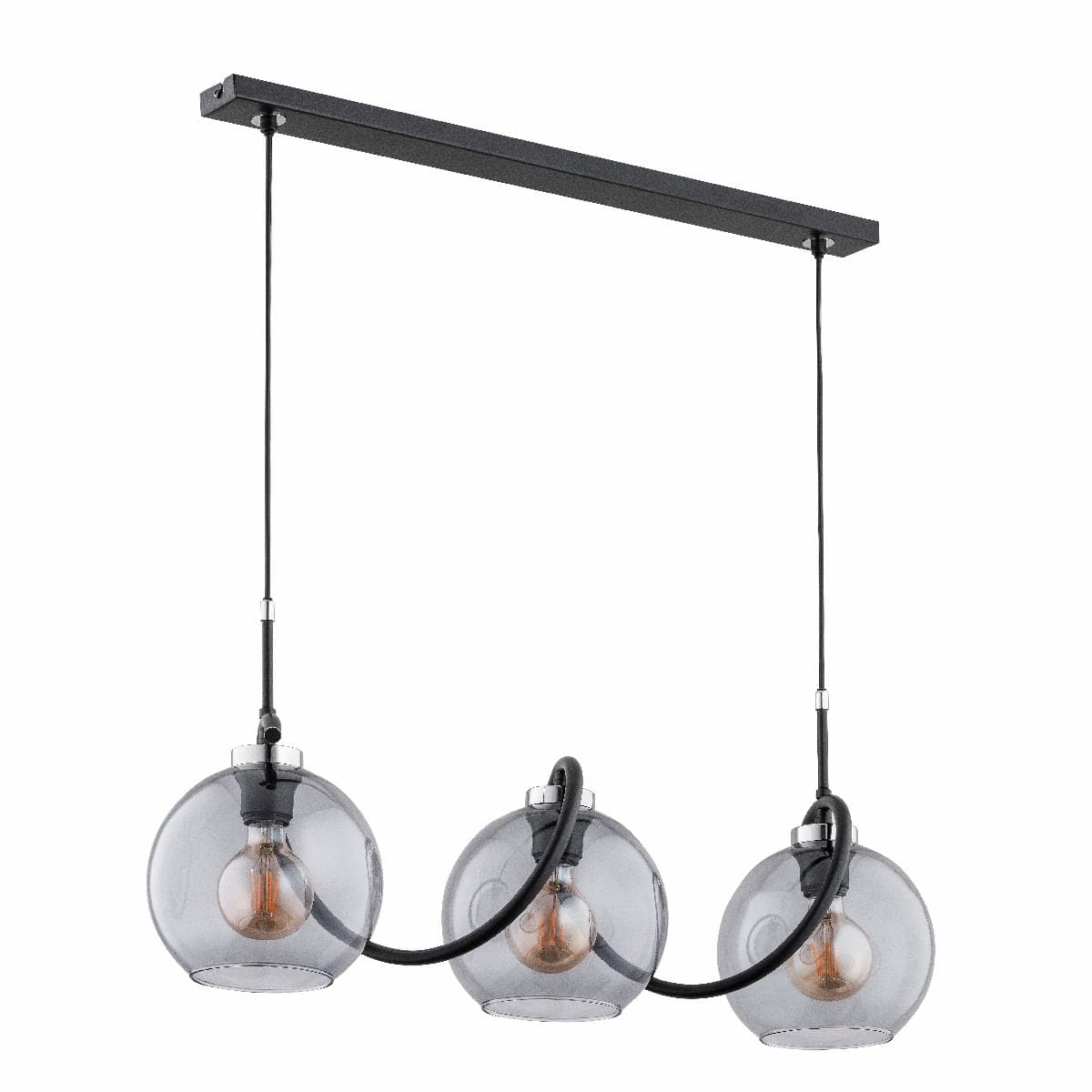 Lustra Pendul Alfa Gotta Belu Chrome 3xE27