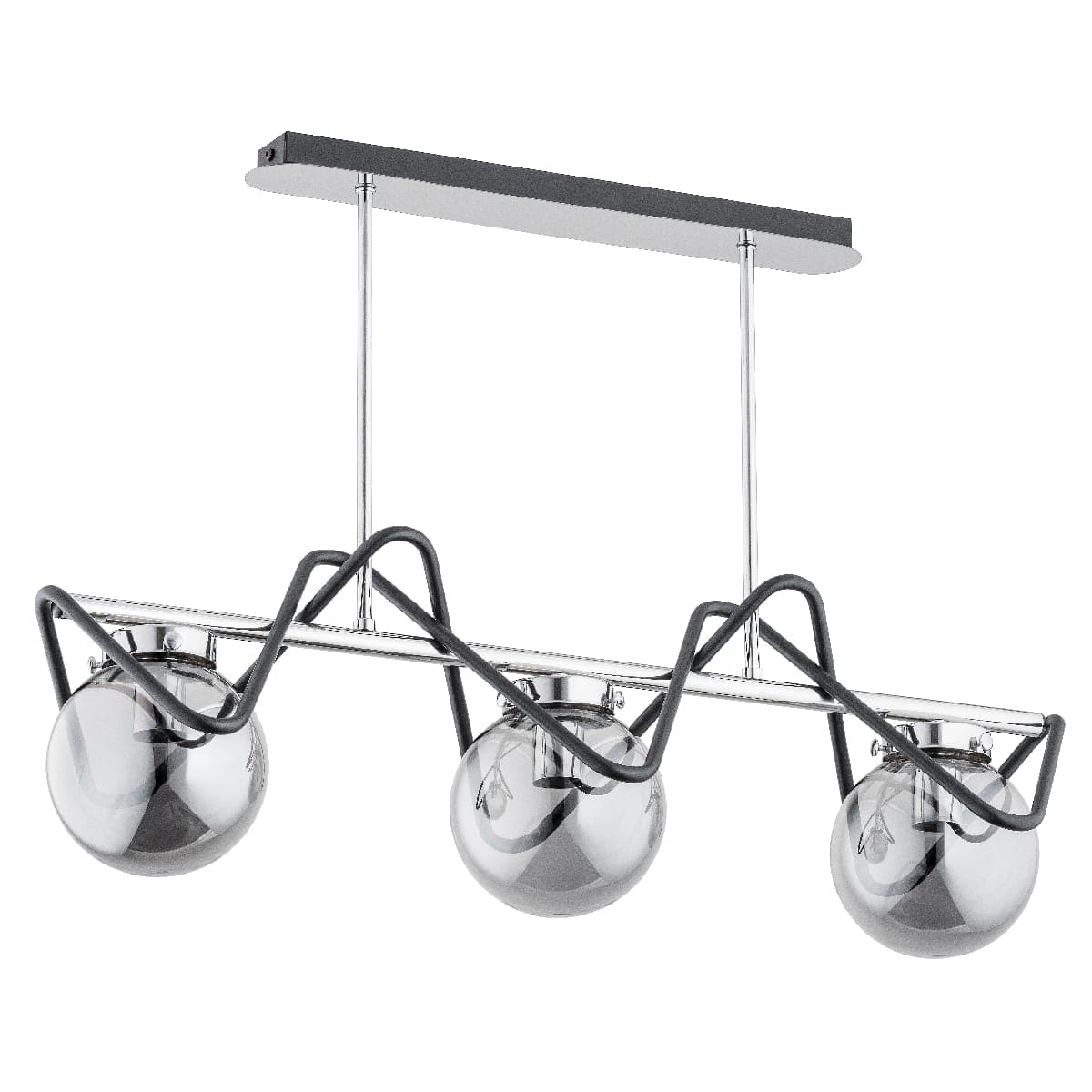Lustra Pendul Alfa Sagito Ponte Chrome 3xE14
