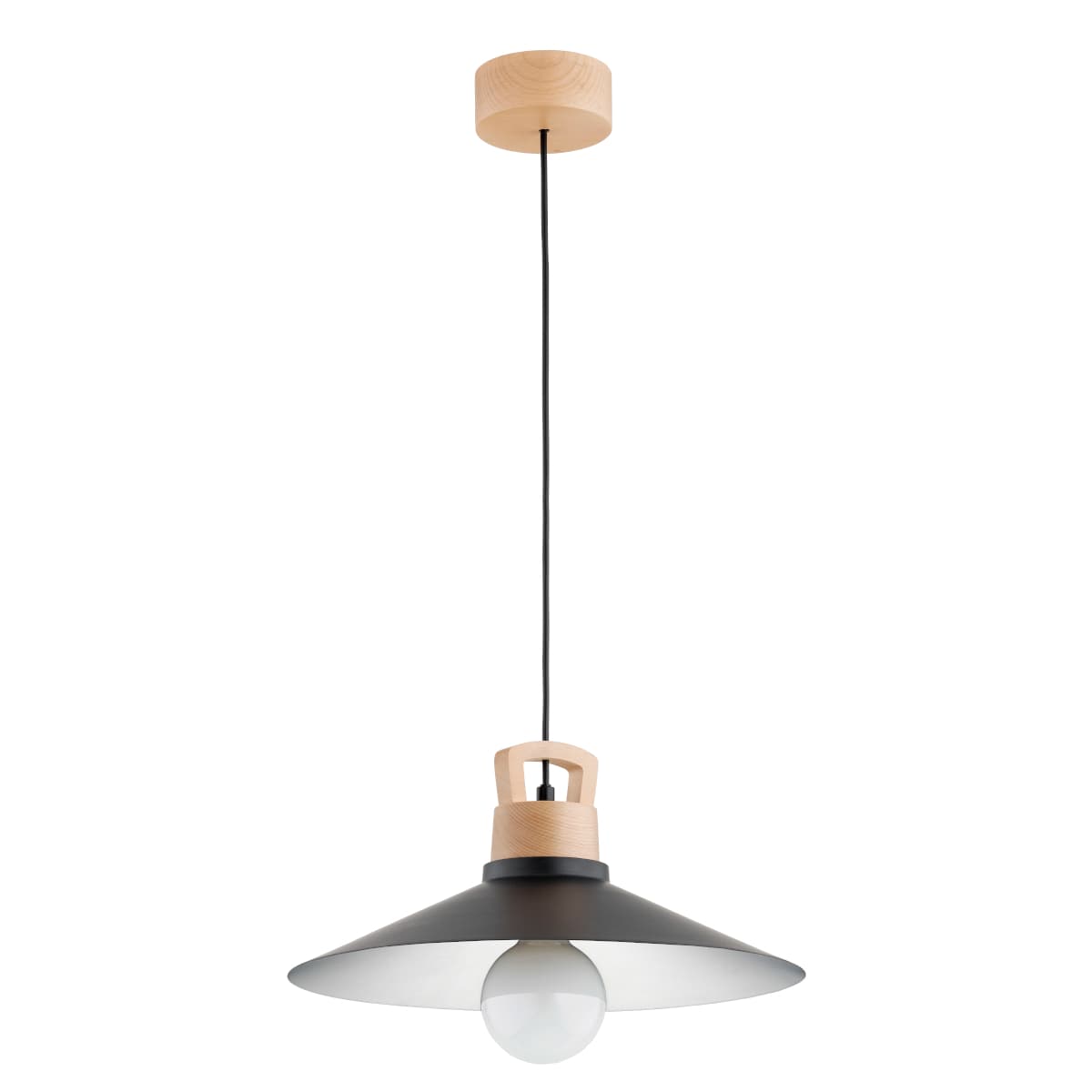Lustra Pendul Alfa Bolero Lemn 1xE27
