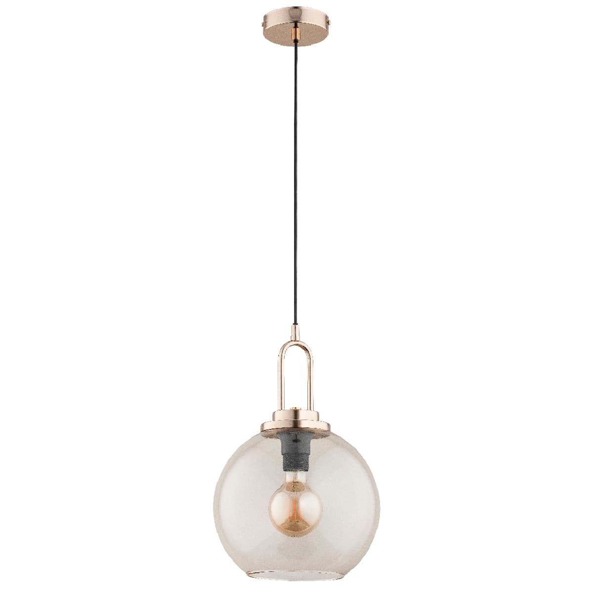 Lustra Pendul Alfa Septum Aurie 1xE27