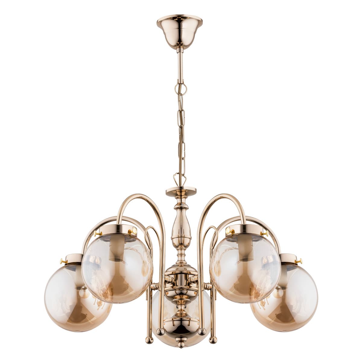 Candelabru Alfa Hero Auriu 5xE14