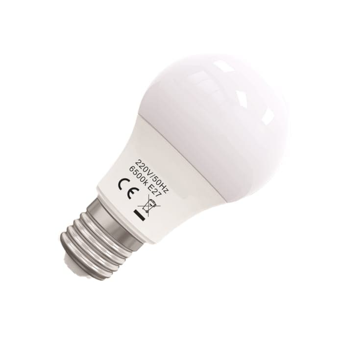 Bec Led Eco E27, model glob A55, 7W, lumina rece