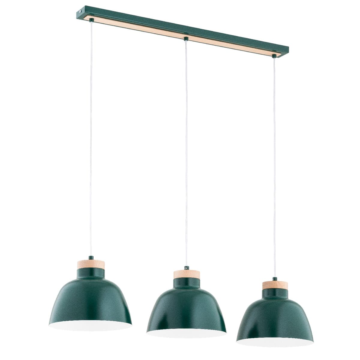 Lustra Pendul Alfa Lorien Green 3xE27