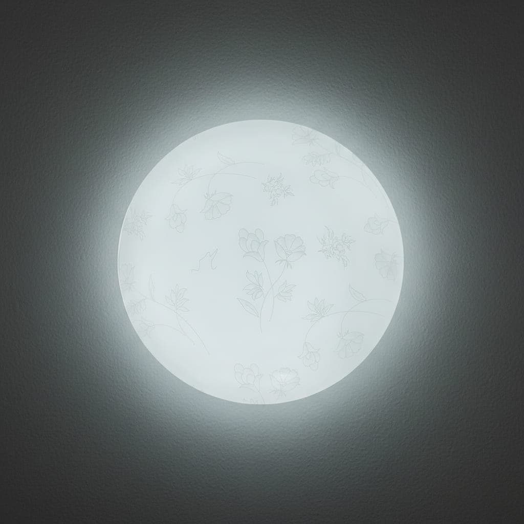 Plafoniera LED Flower 18W=120W, 300x100mm, 6500K, lumina rece