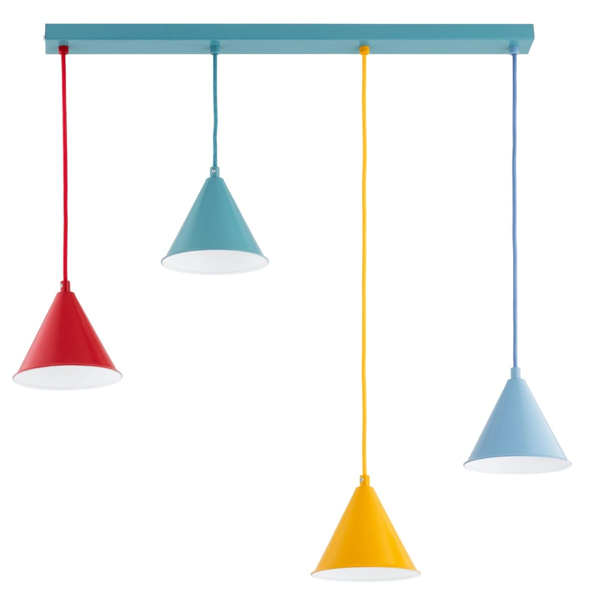 Lustra Pendul Alfa Ganna Multicolor 4 X E27