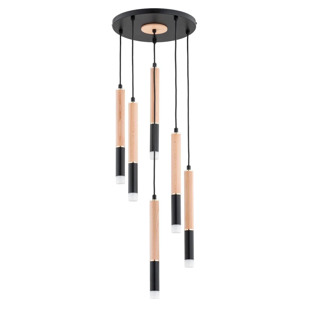 Lustra Pendul Alfa Rodeo Lemn 6xG9