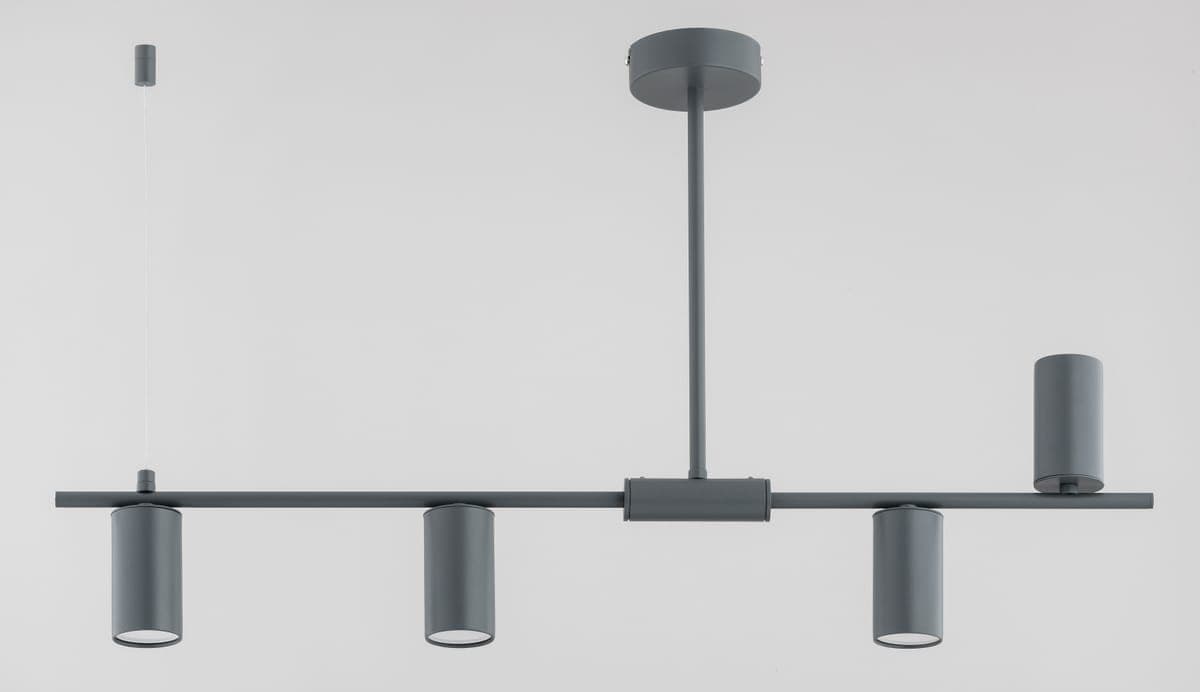 Lustra Alfa Uranos Neagra 4xGU10