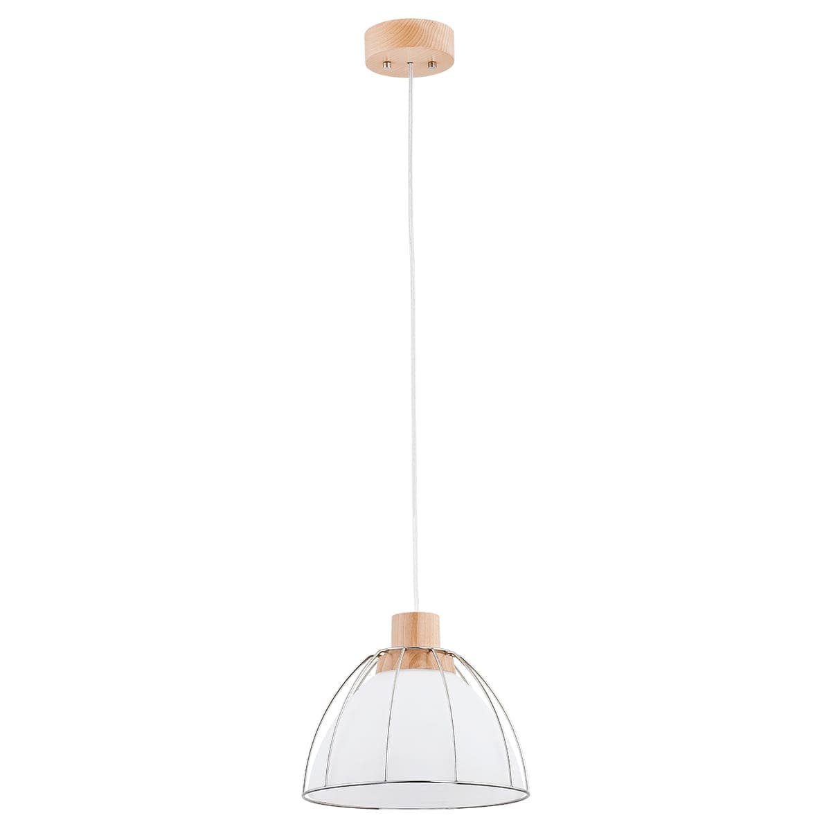 Lustra Pendul Alfa Vivio Lemn 1xE27