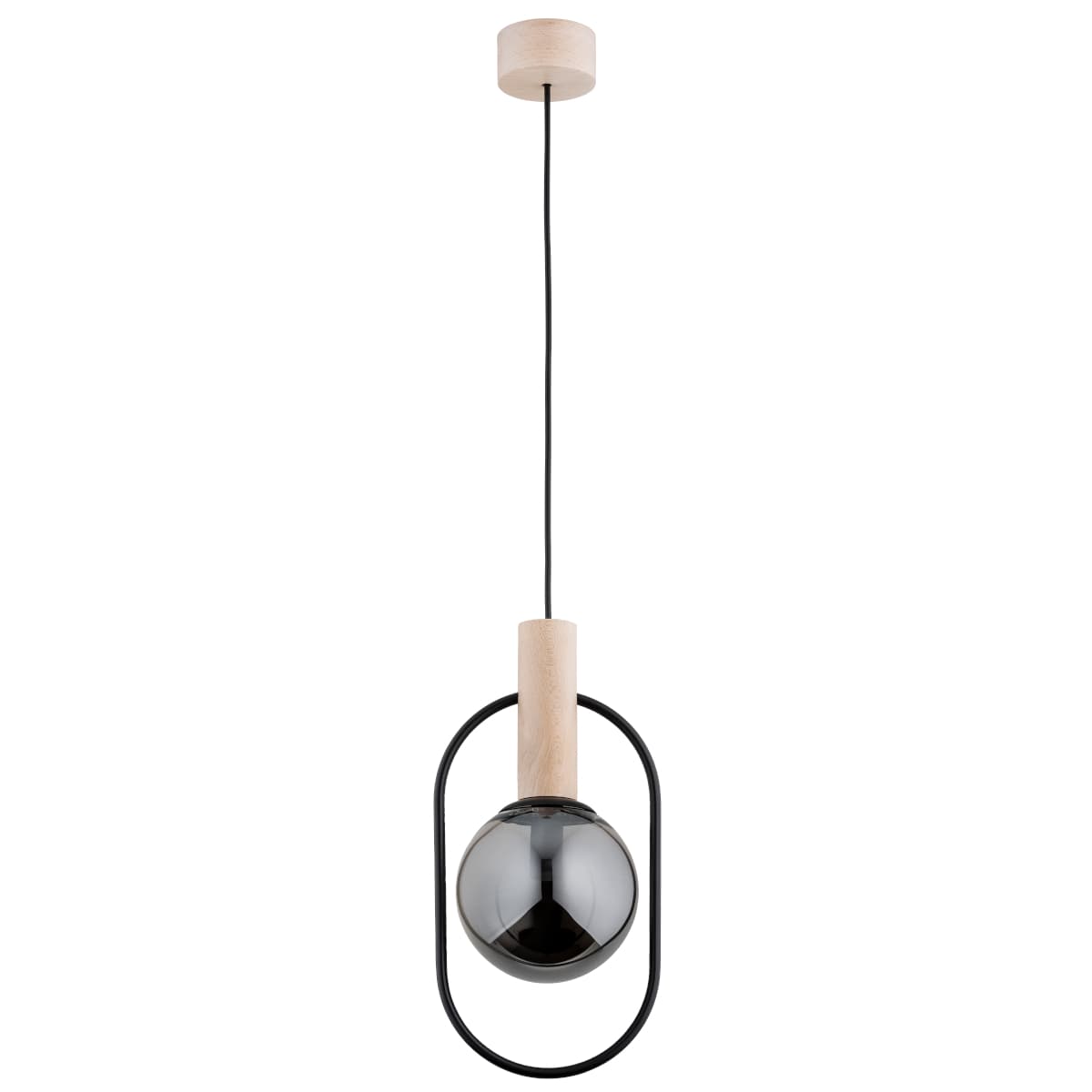 Lustra Pendul Alfa Niki Lemn 1xE14