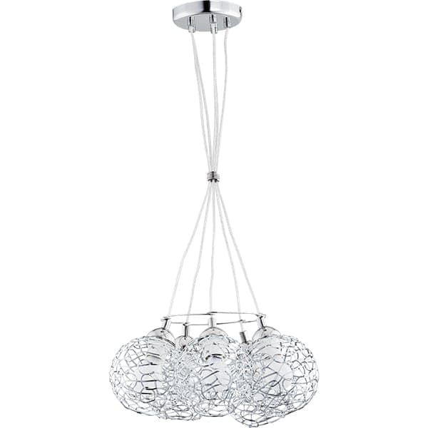 Lustra Pendul Alfa Amaso Chrome 5xE27