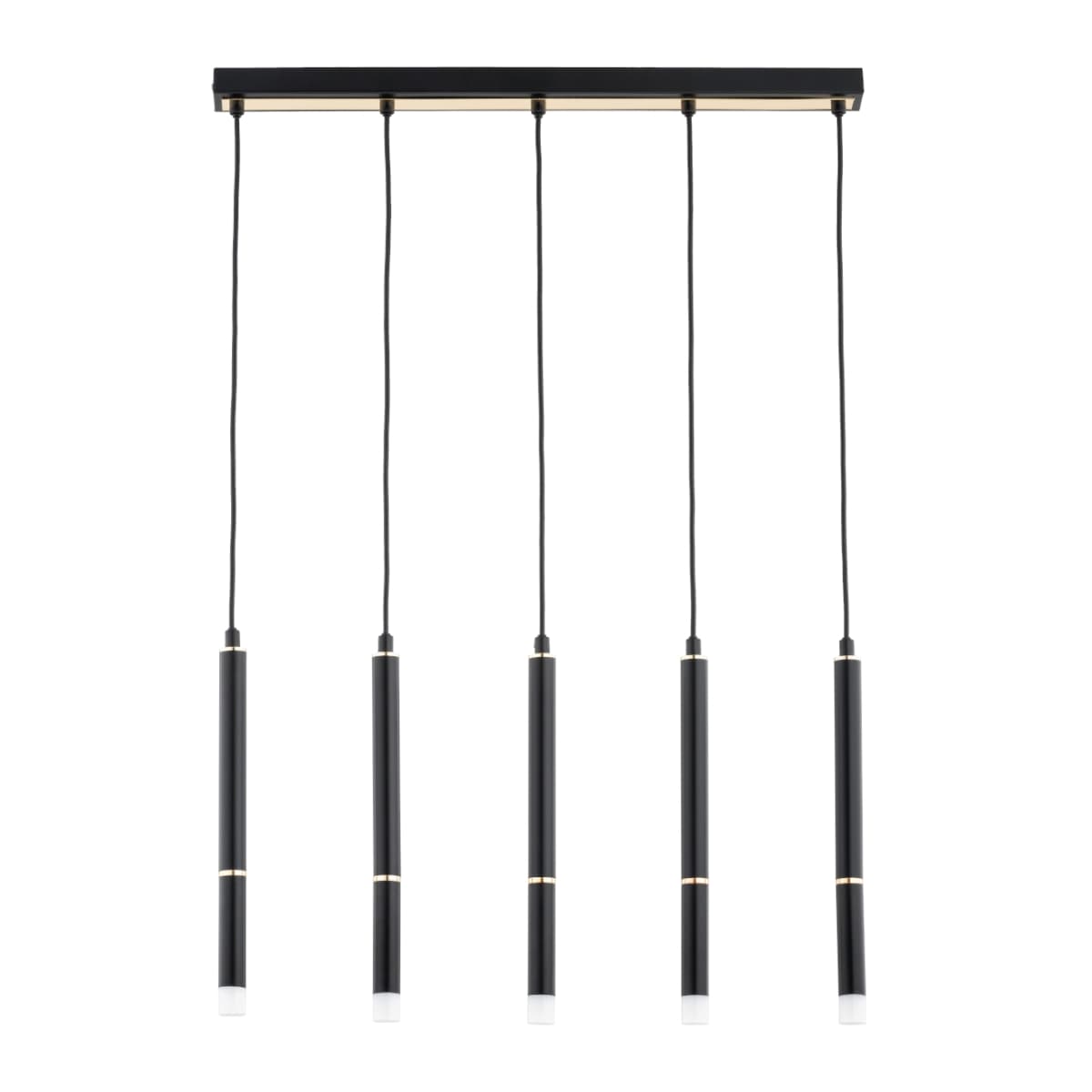 Lustra Pendul Alfa Desto Neagra & Aurie 5Xg9