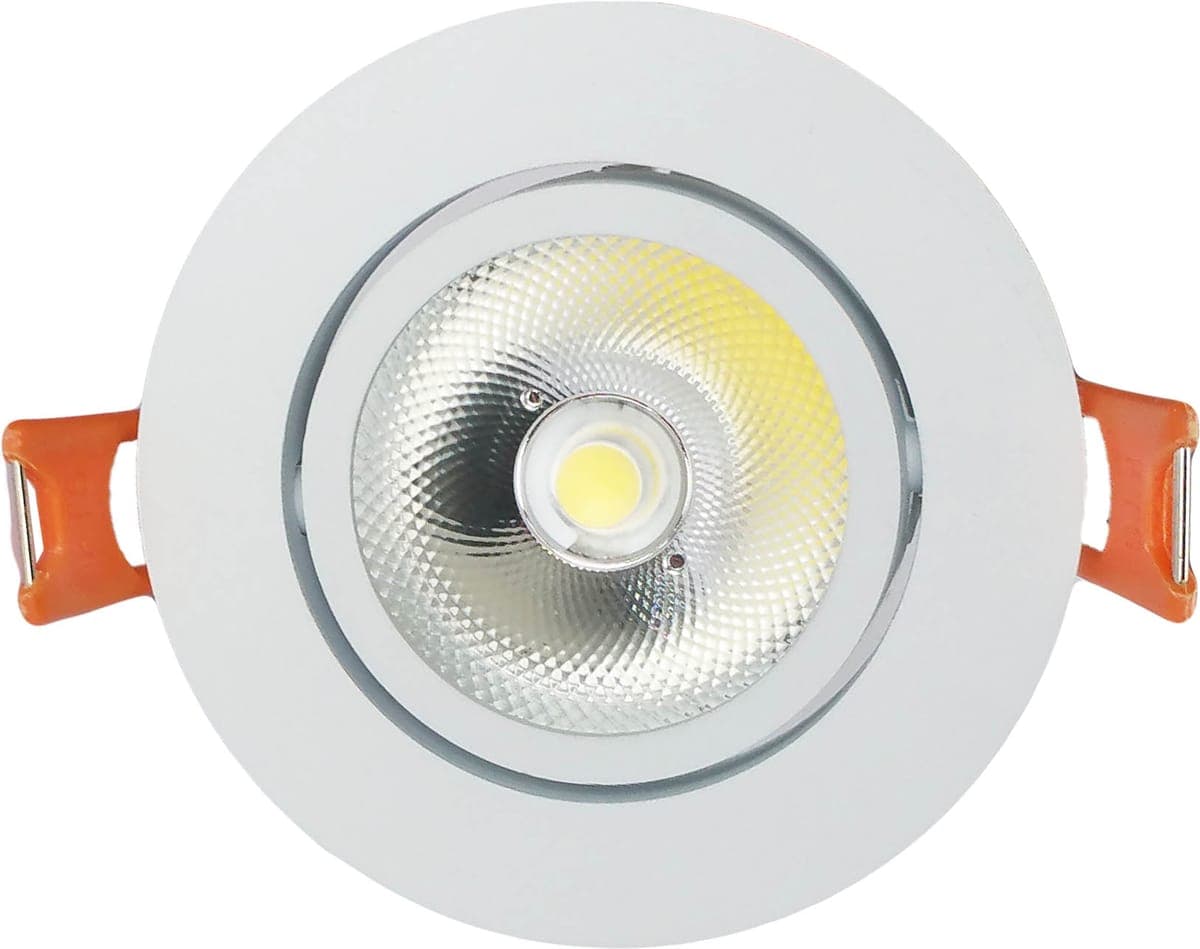 Spot incastrat COB Ø85, 12W=50W,  6000K, lumina rece, lumina rece, 1200Lm