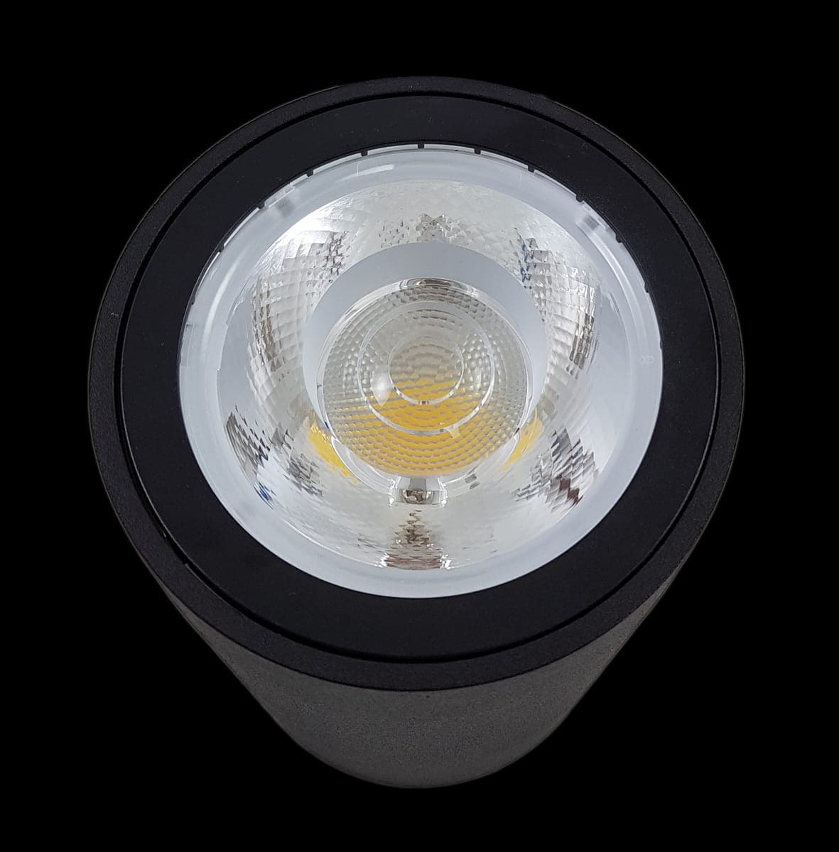 Spot Sina Negru 12W=120W, 3000K, lumina calda