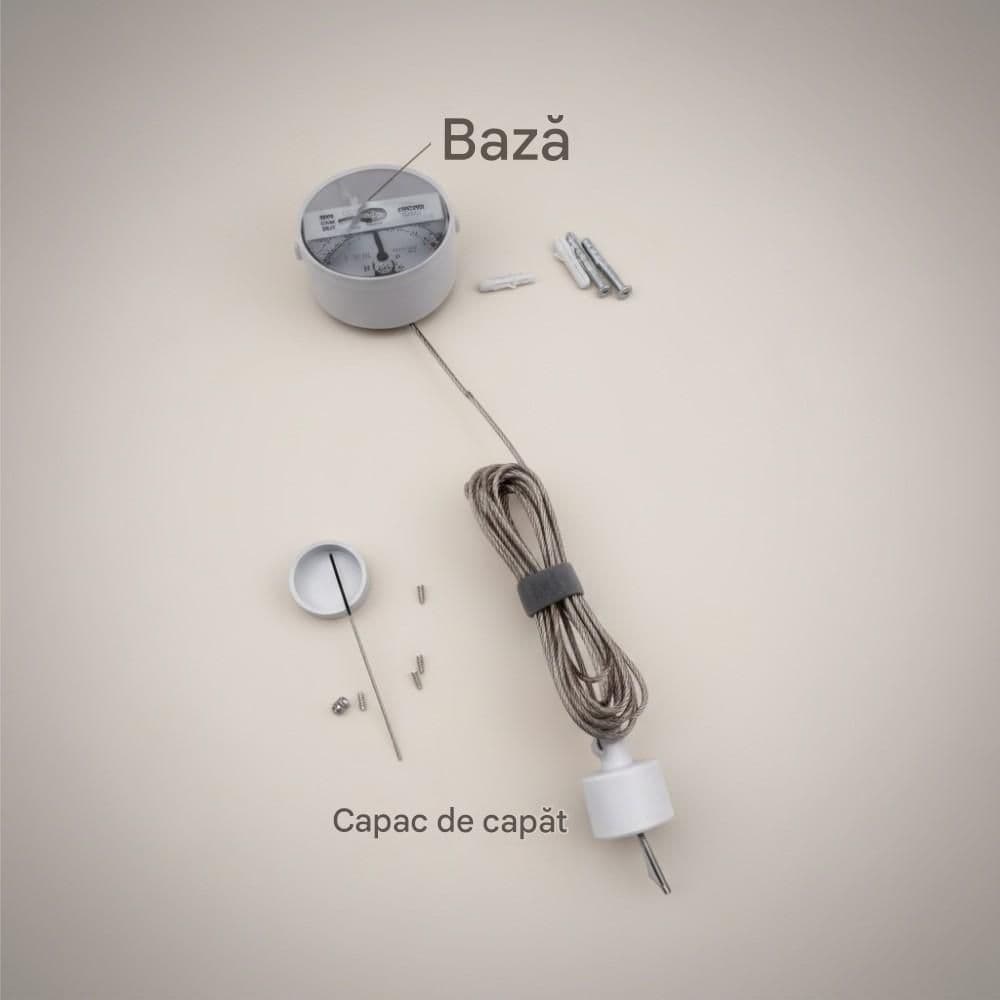 Ramă pentru cablu de alimentare și conector tub neon
